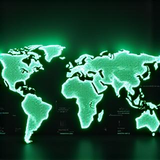 Icono de conexión con líneas y nodos interconectados