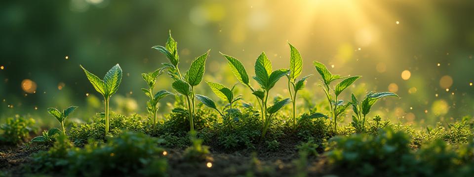 Imagen de fondo de hierbas y circuitos entrelazados, representando la fusión de naturaleza y tecnología de Luna Sazón.